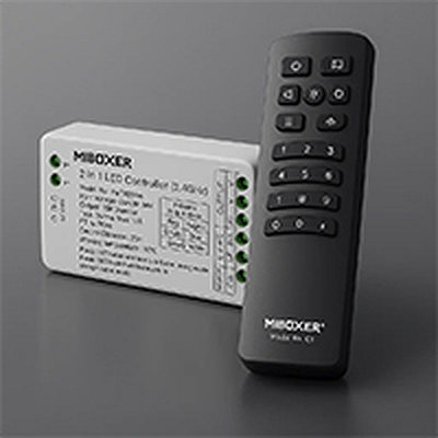 CCT-LED-Controller & 4 Zonen-Fernbedienung SLIM - SET | für 24VDC CCT LED-Streifen