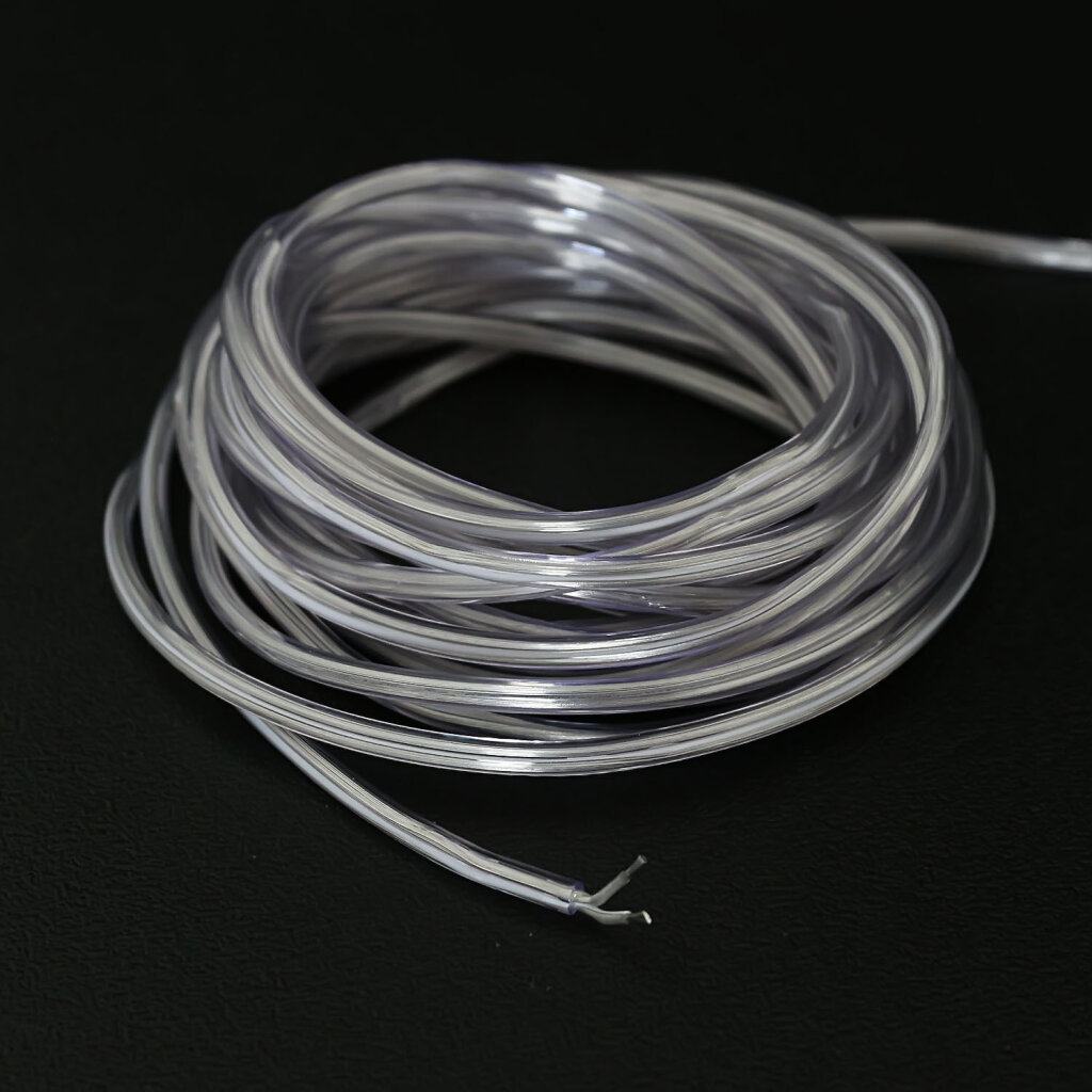 Meter Rundkabel mit offenen Kabelenden – angelötet an den Eingang