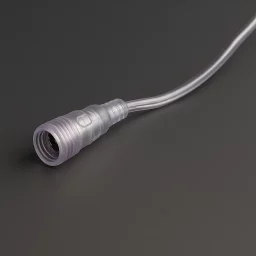 100cm wasserdichtes Verbindungskabel mit DC Buchse und DC Stecker 5.5/2.5 | 2polig - für einfarbige 24V DC LED-Streifen