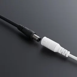 15cm Anschlusskabel verriegelbar mit DC-Buchse 5.5/2.5 einseitig offen | 2polig - für einfarbige 24V DC LED-Streifen