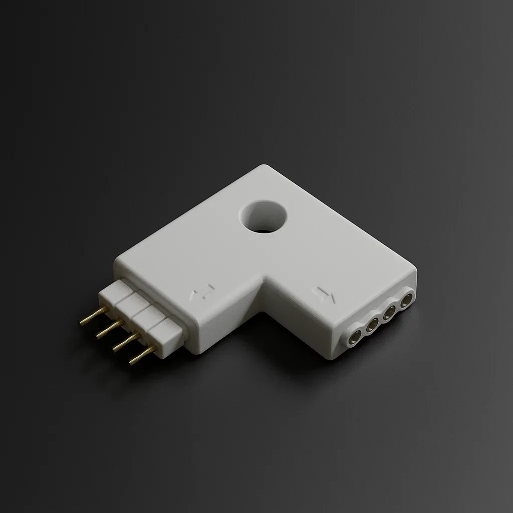 Quick L-Verbinder | 4polig - für RGB und CCT LED-Streifen