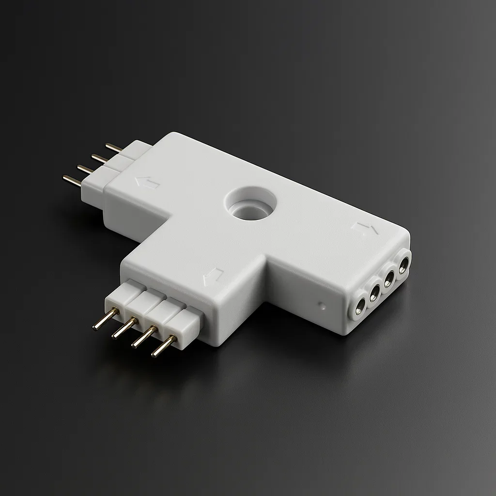 Quick T-Verbinder | 4polig - für RGB und CCT LED-Streifen