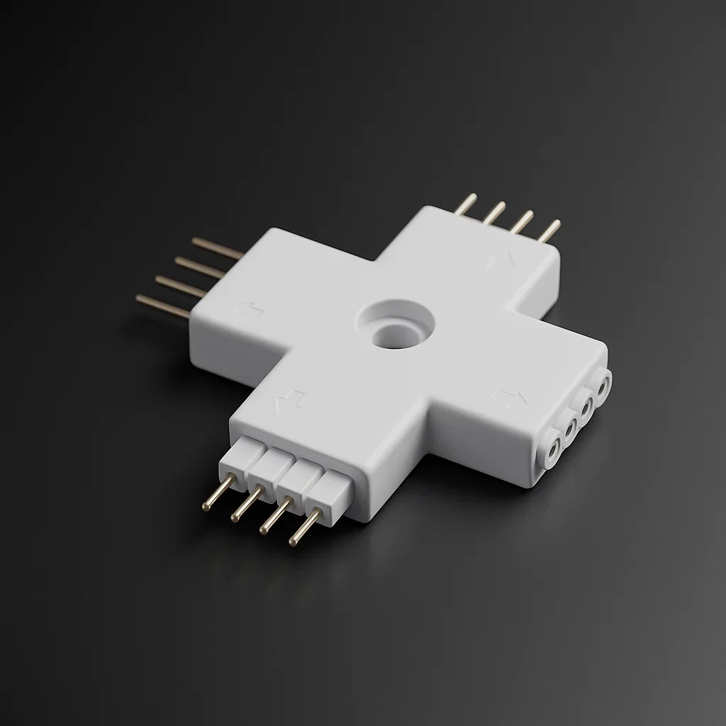 Quick X-Verbinder | 4polig - für RGB und CCT LED-Streifen