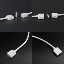 15cm Quick-Anschlusskabel einseitig offen | 5polig - für RGBW LED-Streifen