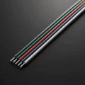 Flachkabel ohne Stecker Meterware | 5polig - für RGBW LED-Streifen