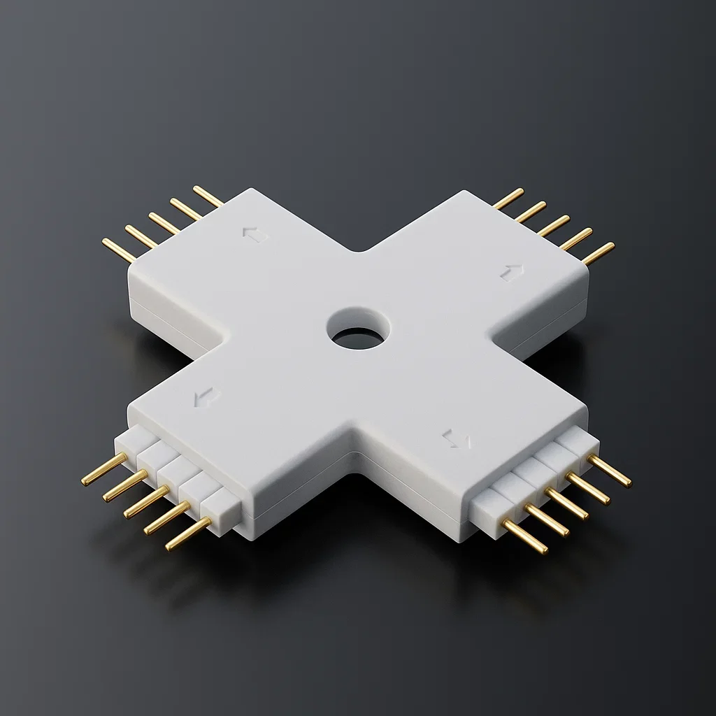 Quick X-Verbinder | 5polig - für RGBW LED-Streifen