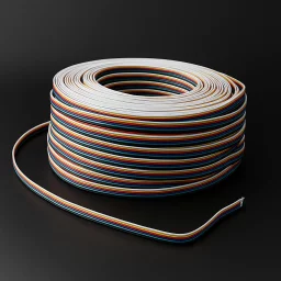 Flachkabel ohne Stecker Meterware | 6polig - für...