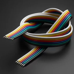 50cm Flachkabel ohne Stecker | 6polig - für...