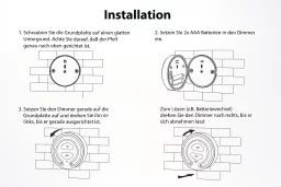 Touch Wand-Fernbedienung | für einfarbige LED-Dimmer | 2.4GHz MiBoxer