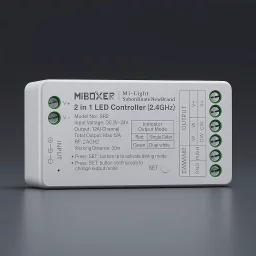 2 in 1 Single Color Dimmer (1-Kanal ) oder CCT Dual Color LED-Controller (2-Kanal) | 2.4GHz MiBoxer