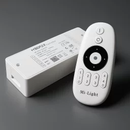 230V LED-Dimmer Triac-Dimmer & 2.4 GHz 4-Zonen Hand Fernbedienung - SET | für 230V LED-Streifen | 2.4GHz MiBoxer