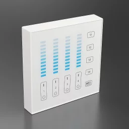 230V LED-Dimmer Triac-Dimmer & 4-Zonen 2.4 GHz Wandfernbedienung - SET | für 230V LED-Streifen | 2.4GHz MiBoxer