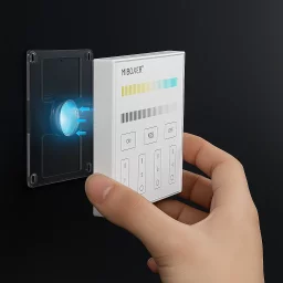 4 Zonen Touch-Wand-Panel Fernbedienung 2.4GHz | für...