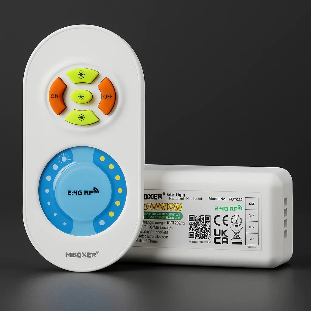 LED-Controller & Touch Hand-Fernbedienung - SET | für CCT LED-Streifen | 2.4GHz MiBoxer