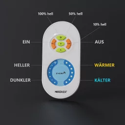 LED-Controller & Touch Hand-Fernbedienung - SET |...