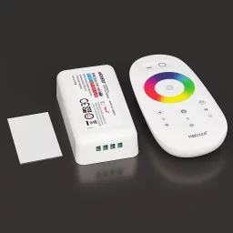 RGB LED-Controller & Touch-Hand-Fernbedienung - SET | für 24VDC RGB LED-Streifen | 2.4GHz MiBoxer