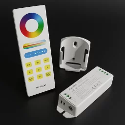 3 in 1 LED-Controller & Touch-Fernbedienung - SET | für 24VDC RGB / RGBW / RGB+CCT LED-Streifen | 2.4GHz MiBoxer