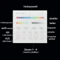 RGB&CCT Touch-Wand-Panel 4 Zonen | für RGB&CCT-Controller | 2.4GHz MiBoxer