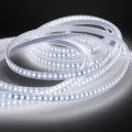 LED-Streifen 230V -- 120 × 2835 LEDs/m - 6300 K tageslichtweiß - wasserfest IP65 - dimmbar - nach Maß ab 10 cm bis 25 Meter