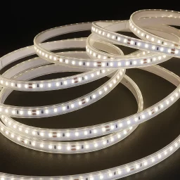 LED-Streifen 230V -- 120 × 2835 LEDs/m - 4100 K neutralweiß - wasserfest IP65 - dimmbar - nach Maß ab 10 cm bis 25 Meter