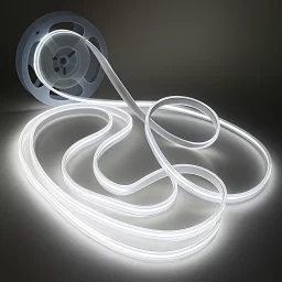 LED-Streifen 230V COB - 480 LEDs/m - 6500 K tageslichtweiß - wasserfest IP65 - dimmbar - nach Maß von 10 cm bis 25 Meter