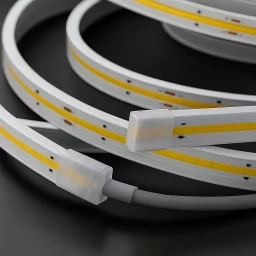 LED-Streifen 230V COB - 480 LEDs/m - 2700 K warmweiß - wasserfest IP65 - dimmbar - nach Maß von 10 cm bis 25 Meter