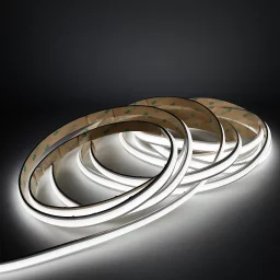 LED-Streifen 24V COB-Plus - 6300 K tageslichtweiß - diffus - 5 Meter - wasserfest IP65 - dimmbar