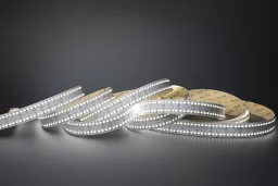 LED-Streifen 24V High-Power - 320 × 2835 LEDs/m - 6100 K tageslichtweiß - 2-reihig - 24 mm breit - dimmbar - nach Maß ab 2,5 cm bis 5 Meter