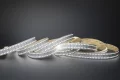 LED-Streifen 24V High-Power - 320 × 2835 LEDs/m - 6100 K tageslichtweiß - 2-reihig - 24 mm breit - dimmbar - nach Maß ab 2,5 cm bis 5 Meter