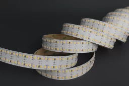 LED-Streifen 24V High-Power - 320 × 2835 LEDs/m - 2700 K warmweiß - 2-reihig - 24 mm breit - dimmbar - nach Maß ab 2,5 cm bis 5 Meter