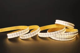 LED-Streifen 24V High-Power - 320 × 2835 LEDs/m - 2700 K warmweiß - 2-reihig - 24 mm breit - dimmbar - nach Maß ab 2,5 cm bis 5 Meter