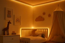 LED-Streifen 24V free CUT - 528 LEDs/m - 2700 K warmweiß - 8 mm breit - frei kürzbar - dimmbar - nach Maß ab 1 cm bis 5 Meter