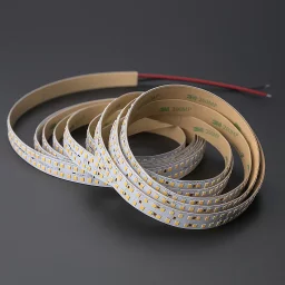 LED-Streifen 24V High Efficiency - 2-reihig mit 320 × 2835 LEDs/m - 6100 K tageslichtweiß - 16 mm breit - dimmbar - nach Maß ab 2,5 cm bis 5 Meter