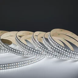 LED-Streifen 24V High Efficiency - 2-reihig mit 320 × 2835 LEDs/m - 6100 K tageslichtweiß - 16 mm breit - dimmbar - nach Maß ab 2,5 cm bis 5 Meter