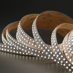 LED-Streifen 24V High Efficiency - 2-reihig mit 320 × 2835 LEDs/m - 4000 K neutralweiß - 16 mm breit - dimmbar - nach Maß ab 2,5 cm bis 5 Meter