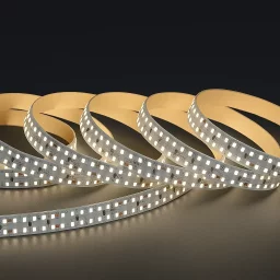 LED-Streifen 24V High Efficiency - 2-reihig mit 320 × 2835 LEDs/m - 4000 K neutralweiß - 16 mm breit - dimmbar - nach Maß ab 2,5 cm bis 5 Meter