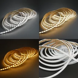 LED-Streifen 24V Plus - CCT - diffus - 5 Meter - wasserfest IP65 - dimmbar