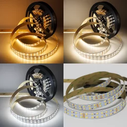LED-Streifen 24V 2-reihig - 320 × 2835 LEDs/m - CCT...