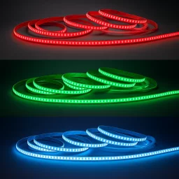 LED-Streifen 24V Plus - RGB - diffus - 5 Meter - wasserfest IP65 - dimmbar