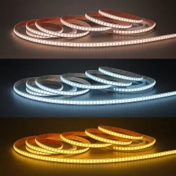 LED-Streifen 24V Plus - RGB - diffus - 5 Meter - wasserfest IP65 - dimmbar