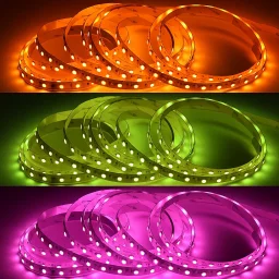 LED Streifen 24V - RGB & tageslichtweiß - bunt farbig - steuerbar - dimmbar - nach Maß ab 12,5 cm bis 10 Meter