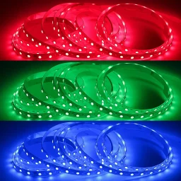 LED Streifen 24V - RGB & tageslichtweiß - bunt farbig - steuerbar - dimmbar - nach Maß ab 12,5 cm bis 10 Meter