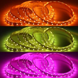 LED Streifen 24V - RGB & warmweiß - Farbwechsel - steuerbar - dimmbar - nach Maß ab 12,5 cm bis 10 Meter