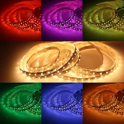 LED Streifen 24V - RGB & warmweiß - Farbwechsel - steuerbar - dimmbar - nach Maß ab 12,5 cm bis 10 Meter