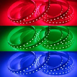 LED Streifen 24V 3-reihig - RGB & warmweiß - Fullcolor - steuerbar - dimmbar - nach Maß ab 10 cm bis 7,5 Meter