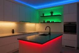 LED Streifen 24V 3-reihig - RGB & warmweiß - Fullcolor - steuerbar - dimmbar - nach Maß ab 10 cm bis 7,5 Meter