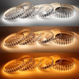 LED-Streifen 24V 3-reihig - RGB CCT - 5050 & 2835 LEDs - einstellbare Weißtöne - Dualweiß & Fullcolor - dimmbar - nach Maß ab 10 cm bis 5 Meter
