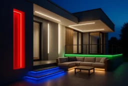 LED-Streifen 24V COB - RGB CCT - farbwechselnd - steuerbare Farbtemperatur - Dualweiß & Fullcolor - dimmbar - nach Maß ab 4,2 cm bis 5 Meter