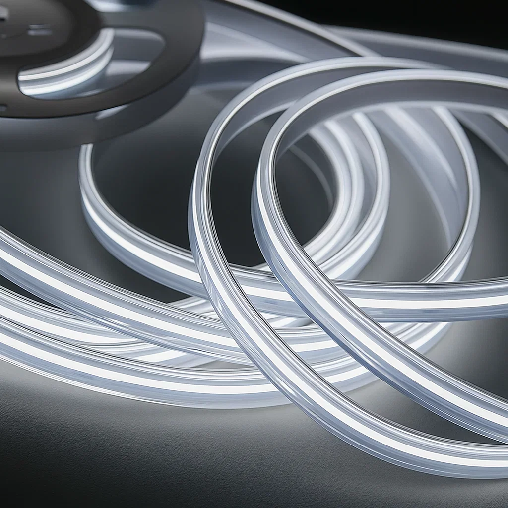 LED-Streifen 24V COB - 6000 K tageslichtweiß - IP68 wasserfest - 5 Meter - teilbar alle 5 cm - dimmbar