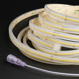 LED-Streifen 24V COB - 2700 K warmweiß - IP68 wasserfest - 5 Meter - teilbar alle 5 cm - dimmbar